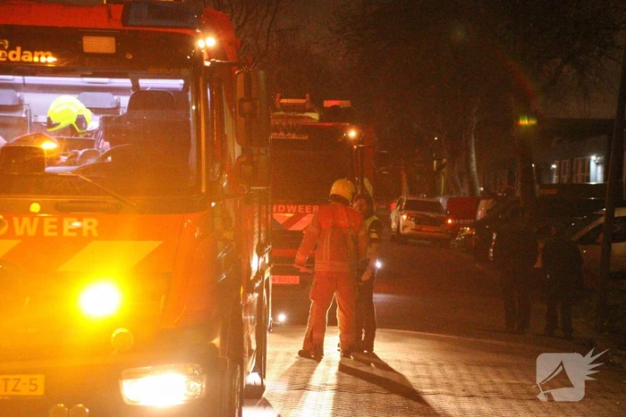 Veel rookontwikkeling bij brand in bedrijfspand
