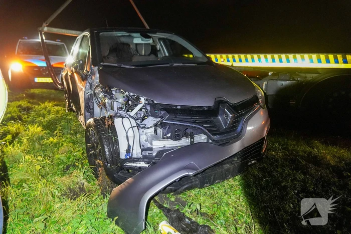 Bestuurder aangehouden na eenzijdig ongeval