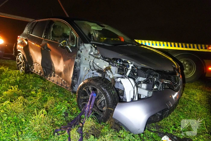 Bestuurder aangehouden na eenzijdig ongeval