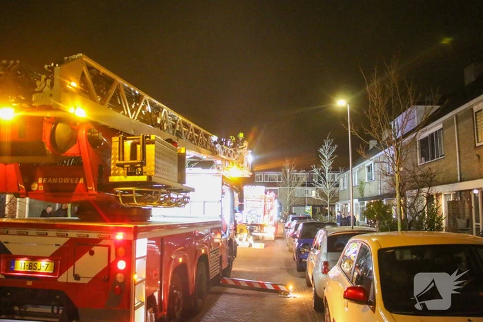Flinke rookontwikkeling bij schoorsteenbrand