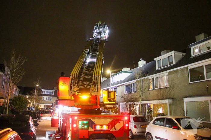 Flinke rookontwikkeling bij schoorsteenbrand