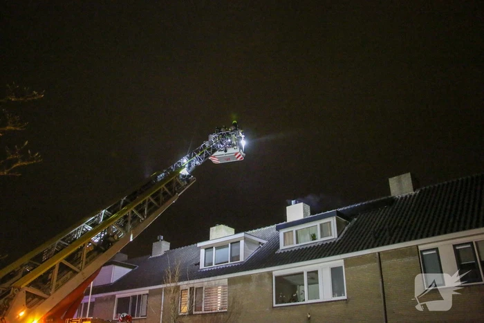 Flinke rookontwikkeling bij schoorsteenbrand