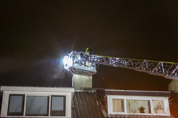 Flinke rookontwikkeling bij schoorsteenbrand