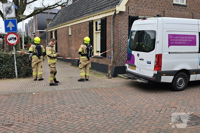 Gaslekkage ontstaan door werkzaamheden
