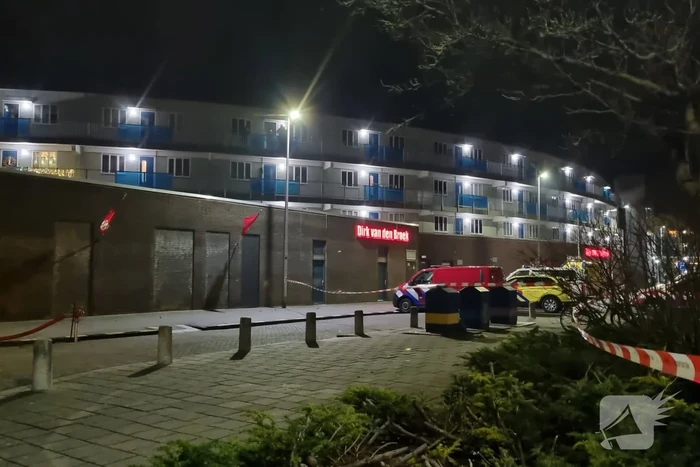 Grote brand op balkon van appartement