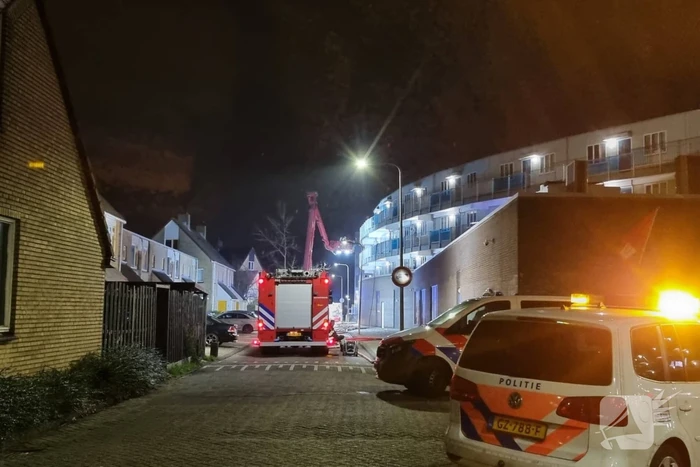 Grote brand op balkon van appartement