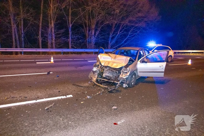 Twee gewonden bij ongeval op snelweg