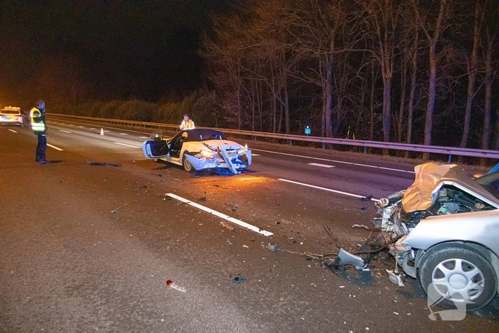 Twee gewonden bij ongeval op snelweg