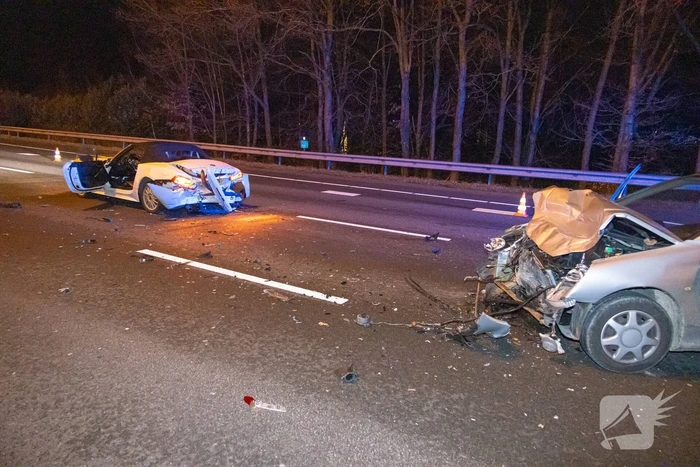 Twee gewonden bij ongeval op snelweg