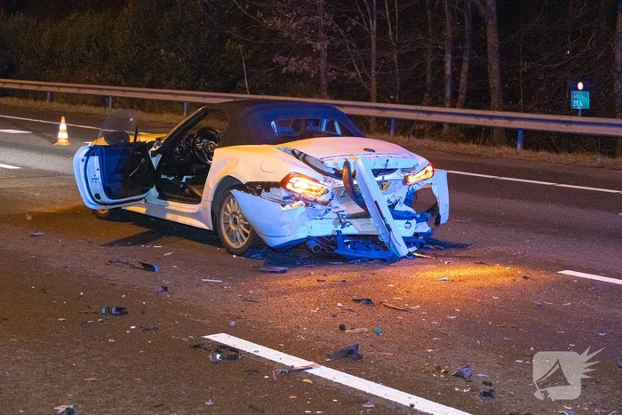Twee gewonden bij ongeval op snelweg