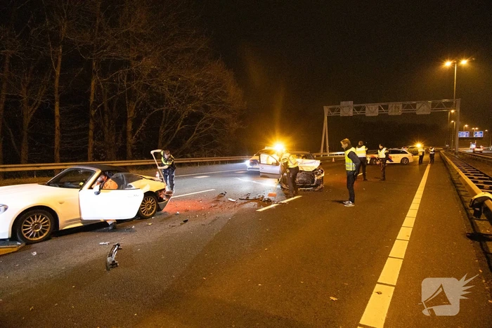 Twee gewonden bij ongeval op snelweg