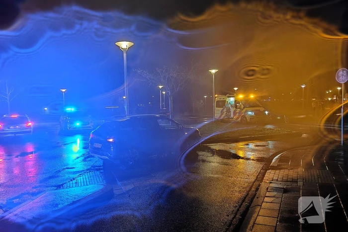 Fietser geschept door automobilist bij oversteken