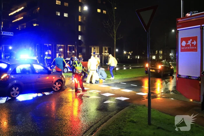 Fietser gewond bij aanrijding met bezorger