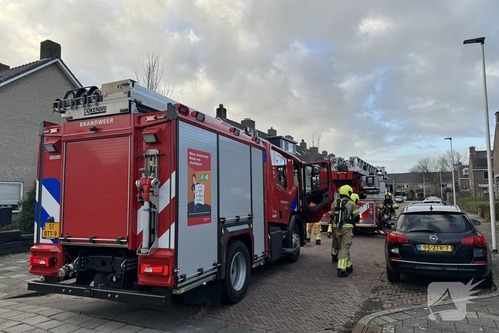 Schoorsteenbrand trekt veel bekijks