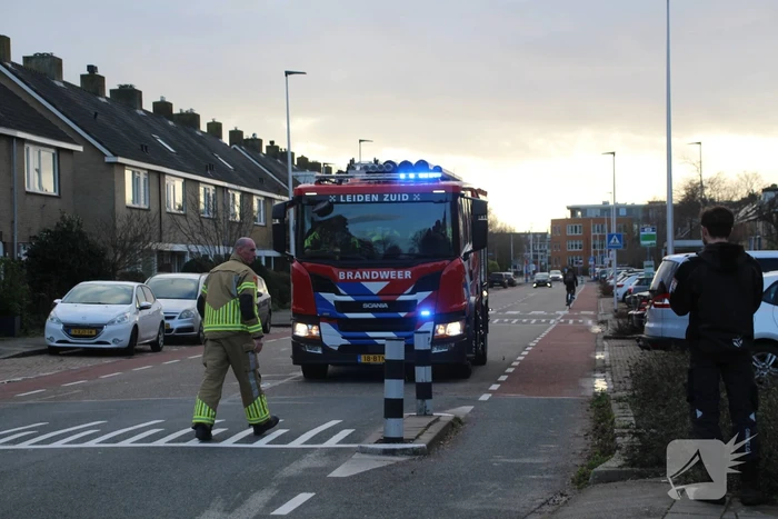 Schoorsteenbrand trekt veel bekijks