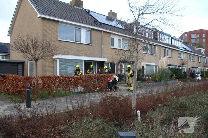 Schoorsteenbrand trekt veel bekijks