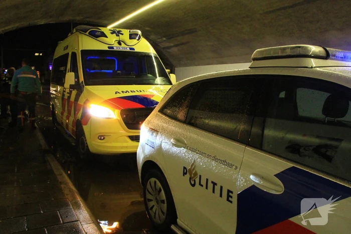 Fietser gewond na val door gladheid