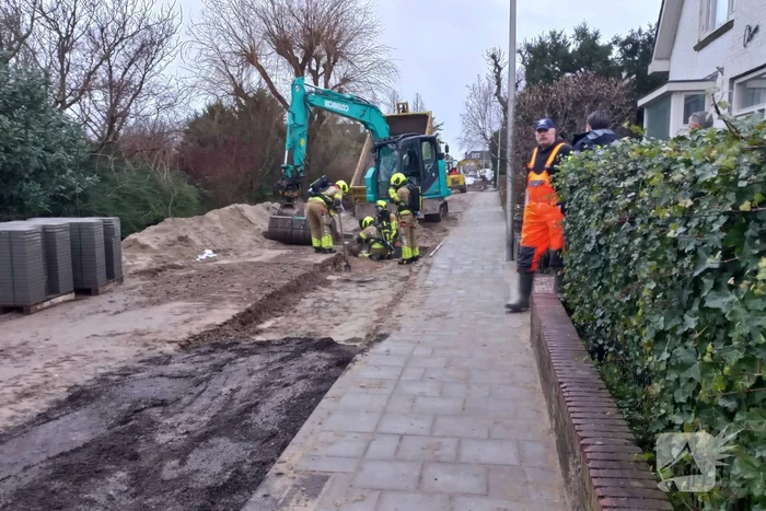 Gaslekkage door graafwerkzaamheden
