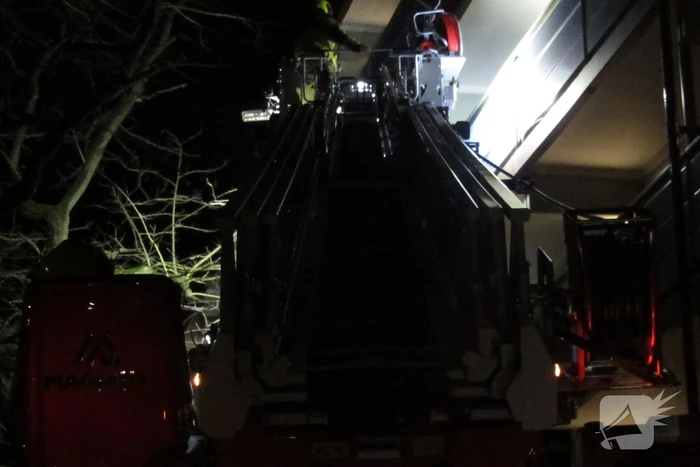 Flatbrand snel onder controle