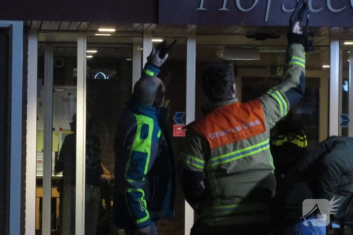 Flatbrand snel onder controle