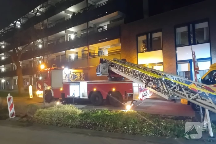 Flatbrand snel onder controle