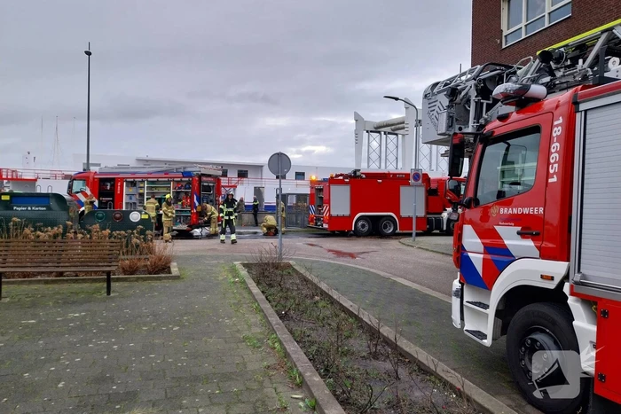 Brand aan boord van bunkerschip