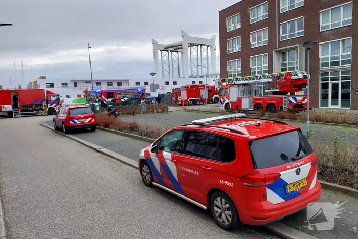 Brand aan boord van bunkerschip