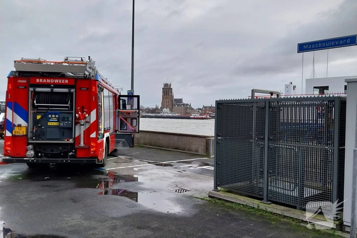 Brand aan boord van bunkerschip