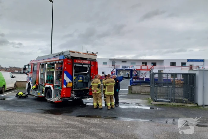 Brand aan boord van bunkerschip