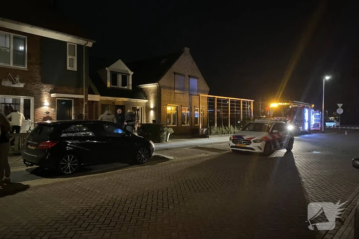 Flinke rookontwikkeling bij brand in schuur