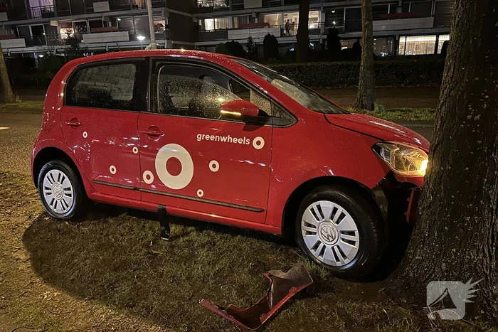 Bejaard echtpaar gewond bij botsing tegen boom