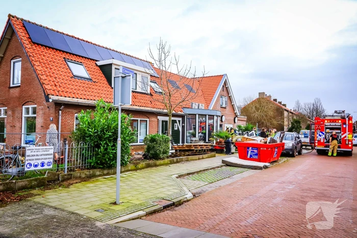 Brand in woning snel geblust