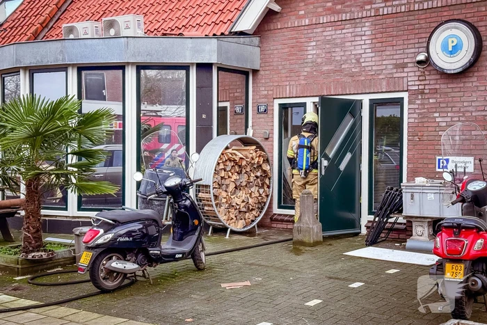 Brand in woning snel geblust