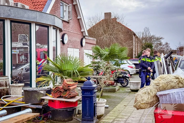 Brand in woning snel geblust