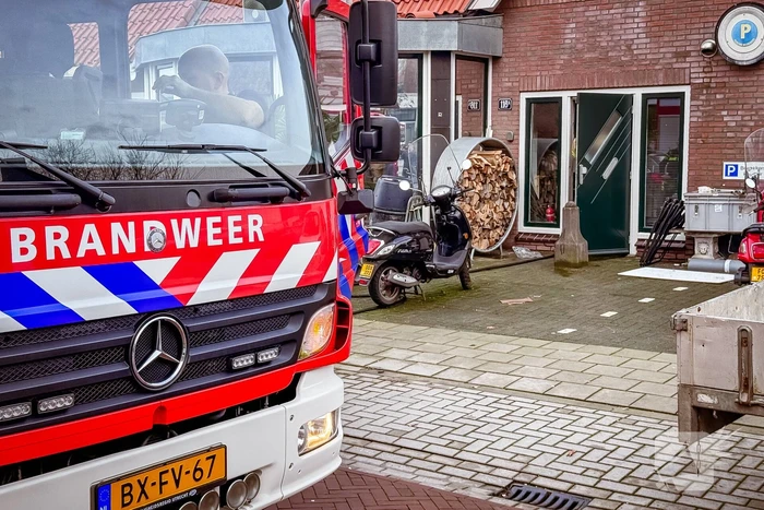 Brand in woning snel geblust
