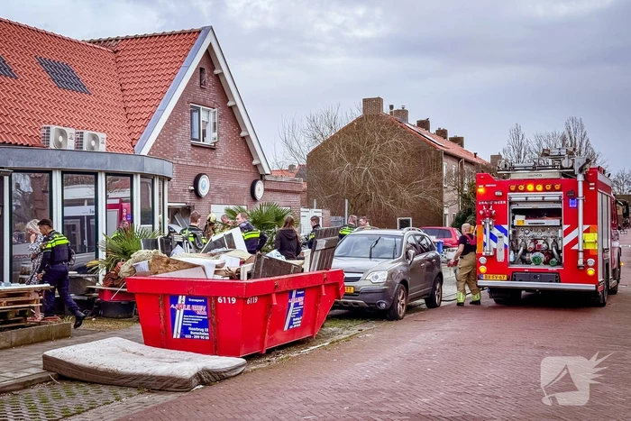 Brand in woning snel geblust