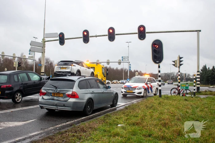 Dronken bestuurder veroorzaakt kop-staartbotsing
