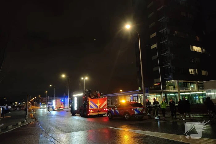 Zoektocht naar vastzittend persoon in bedrijfspand