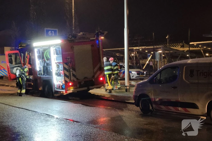 Zoektocht naar vastzittend persoon in bedrijfspand
