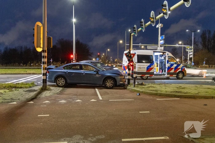 Drie gewonden bij ongeval op kruising