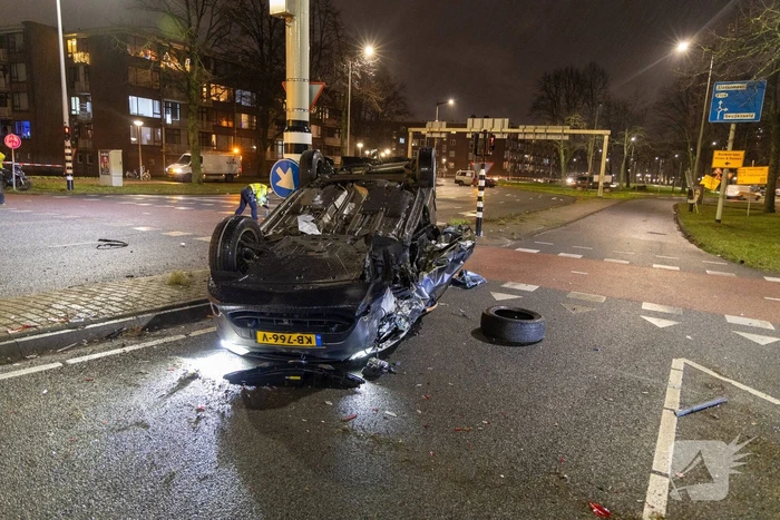 Drie gewonden bij ongeval op kruising