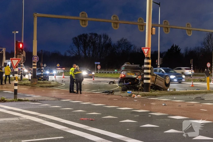 Drie gewonden bij ongeval op kruising