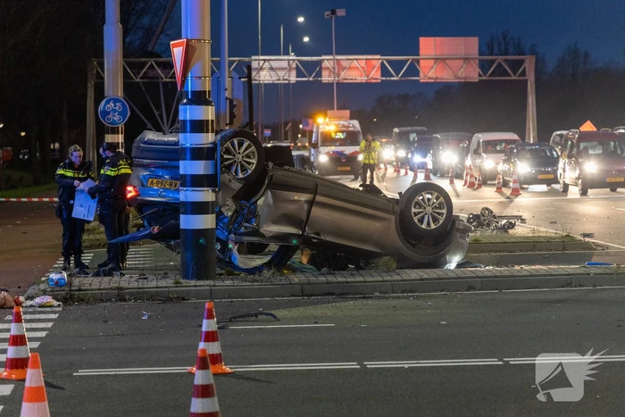 Drie gewonden bij ongeval op kruising