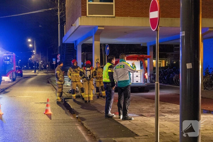 Woningen uit flat geëvacueerd door brand