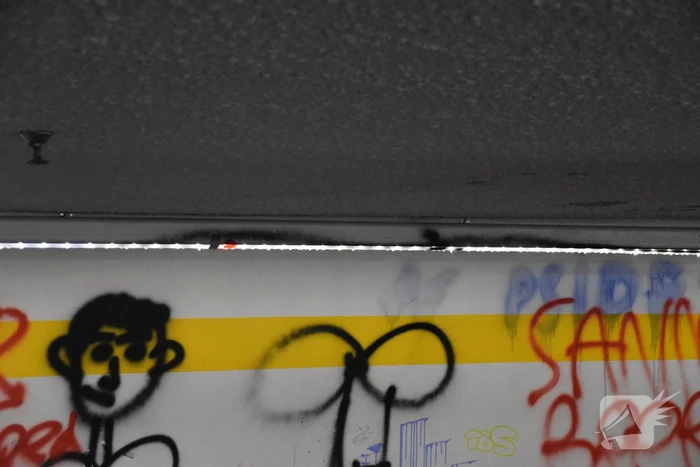 Wateroverlast in parkeergarage door baldadigheid