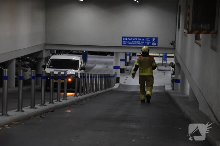 Wateroverlast in parkeergarage door baldadigheid