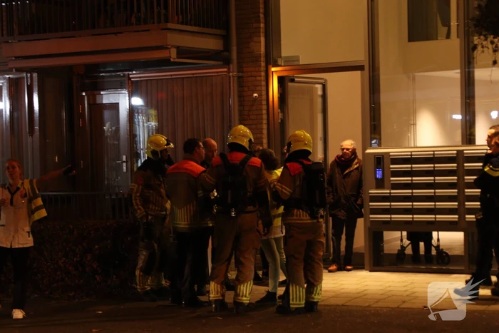 Brand in keuken van appartementencomplex