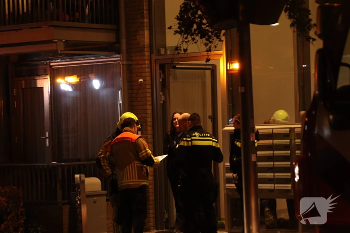 Brand in keuken van appartementencomplex