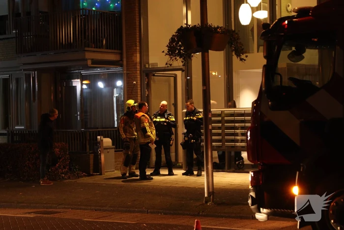 Brand in keuken van appartementencomplex
