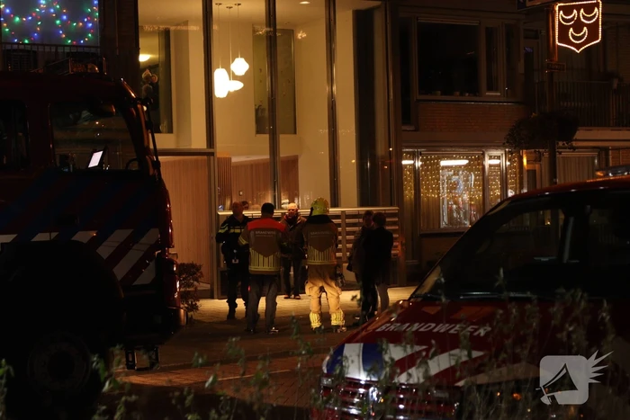 Brand in keuken van appartementencomplex